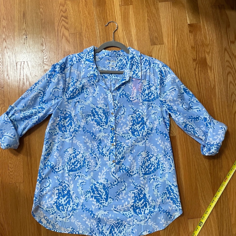 Lilly Pulitzer Tunic/Cover-Up Turtley Awesome